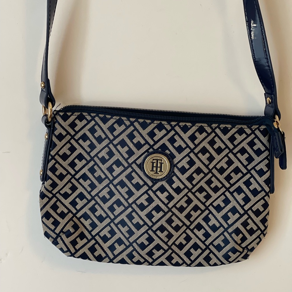 Tommy Hilfiger Logo Print Crossbody Bag